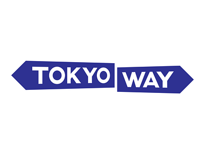 Tokyo Way Street Sign Logo 2e3192 branding inkscape logo street sign tokyoway