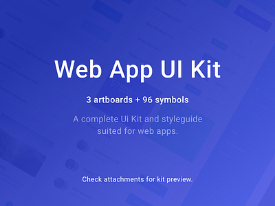 PRODUCT RELEASE - Web App UI Kit v1.0