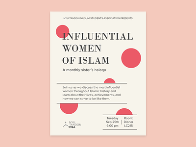 Influential Women Event Flyer