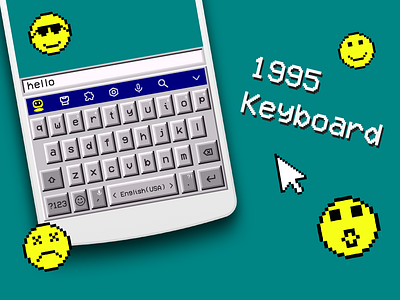 Retro Style Keyboard