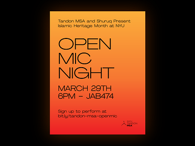 Open Mic Night Flyer