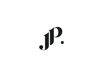Jean Pet black brand branding icon identity jp logo