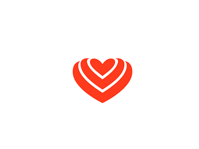Corazón abstract corazon heart icon red simple symbol vector