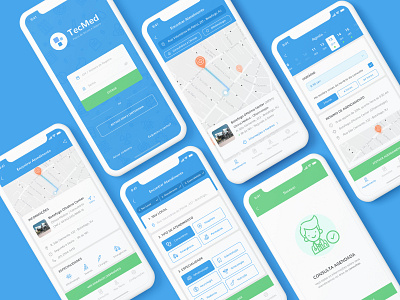 Medical App - Scheduling app appointment clean consultation date design filter healthcare ios iphone x light map medical medical care schedule scheduling search ui ux