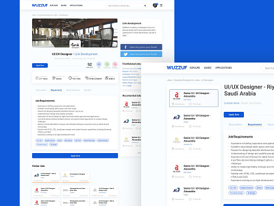 Wuzzuf page redesign design page redesign ui web webdesign wuzzuf