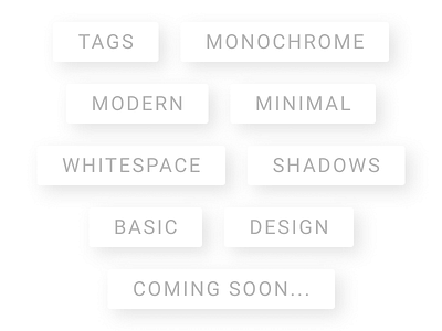 Tags design designs figma graphic graphic design graphics kit minimal minimalism minimalist modern monochrome ui ux white whitespace