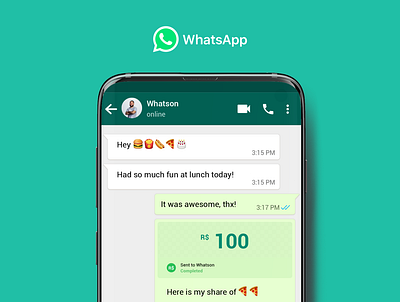 Product | Whatsapp Pay digital product feature features payments ux whatsapp