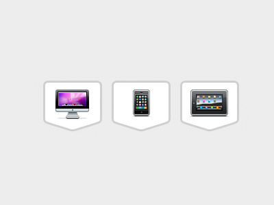 Device Icons apple icons imac ipad iphone