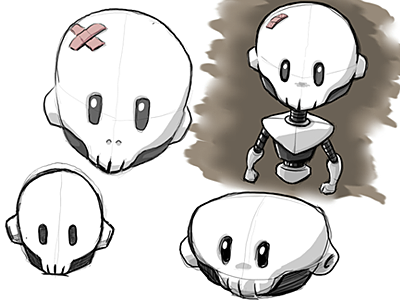 Skullbot robot skull tapbots