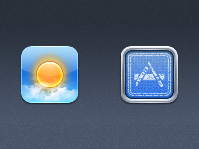Weather And App Store app store elimona icon iphone theme weather