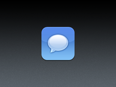 Icon app chat icon im ios iphone