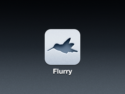 Flurry Icon bird blue flurry icon ios iphone twitter