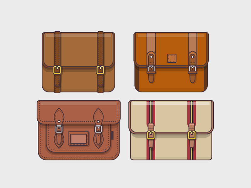 Satchel Bags bag illustration objects satchel