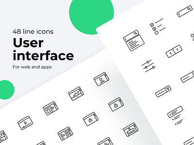 UI line icons