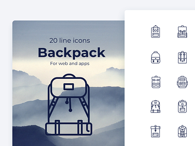 Backpack adventure icons adventure backpack backpacker backpacking bag bags holiday icon icons vacation