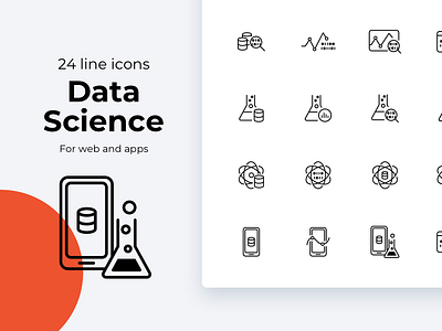 Data science icons