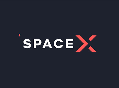 SpaceX Rebrand Concept branding concept design graphicdesign icon logo logodesign space