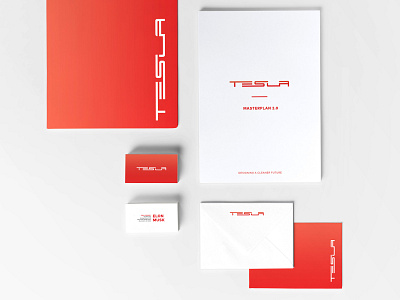 TESLA Rebrand branding concept design elonmusk future logo mockup tesla typography