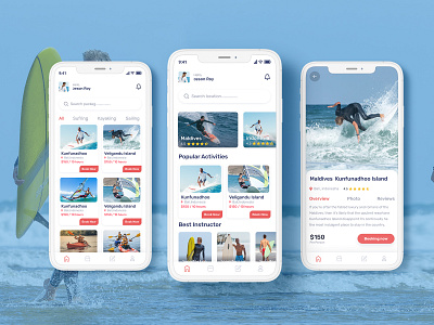 Surfing mobile App