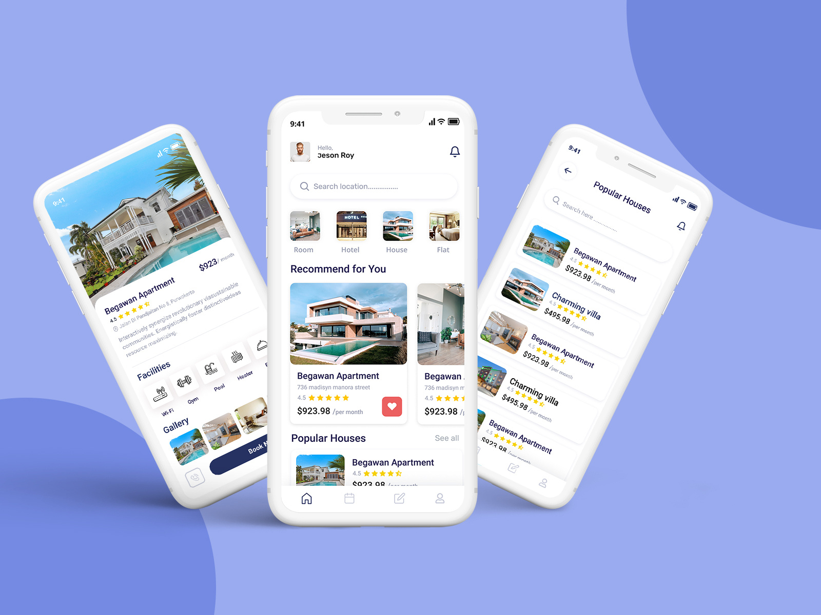Home Rent App concept with Figma by Sahjahan Sagor on Dribbble