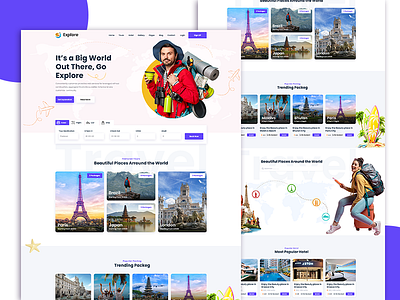 Travel Agency Web Template agency agency theme booking holiday tourism tourism agency tours travel travel agency travel blog travel business travel theme