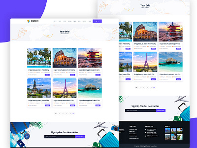 Travel Agency Web Template Part 4 agency agency theme booking holiday tourism tourism agency tours travel travel agency travel blog travel business travel theme