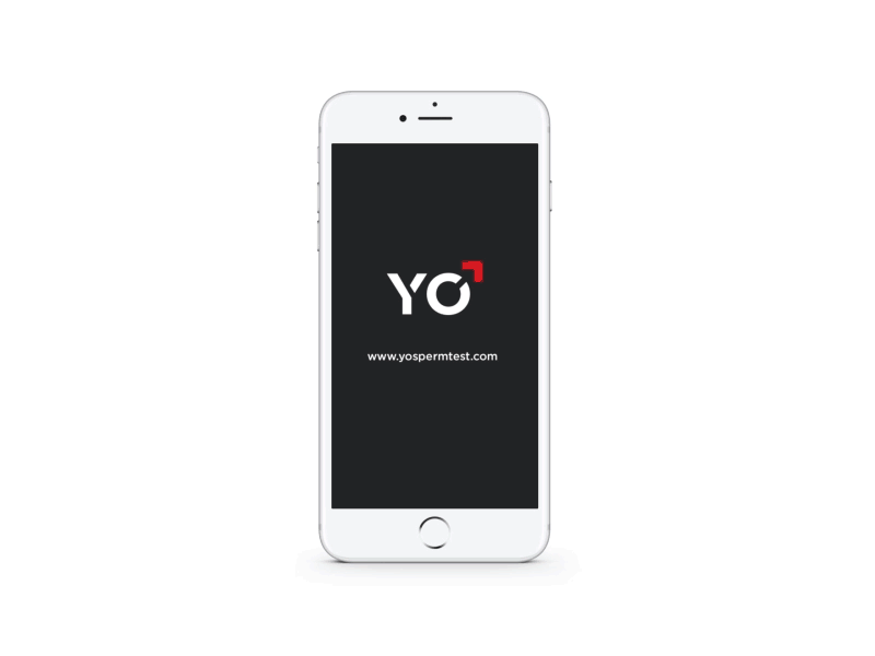 YO Sperm Test app appdesign branding design graphic graphical logo