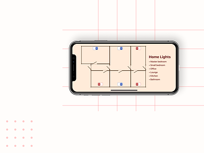 Daily UI Day #029: Map (Home Light Controls App) app design dailyui ios app design ui