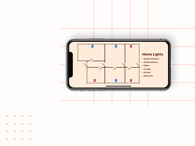 Daily UI Day #029: Map (Home Light Controls App)