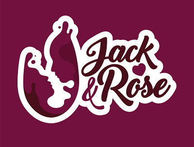 Jack & Rose Logo bakery cafe jack logo love rose