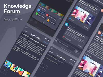 Knowledge Forum app community forum imessage information pop qa release sms tool ue ui