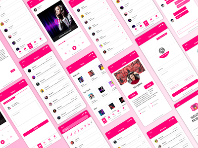 Unique Music app Design