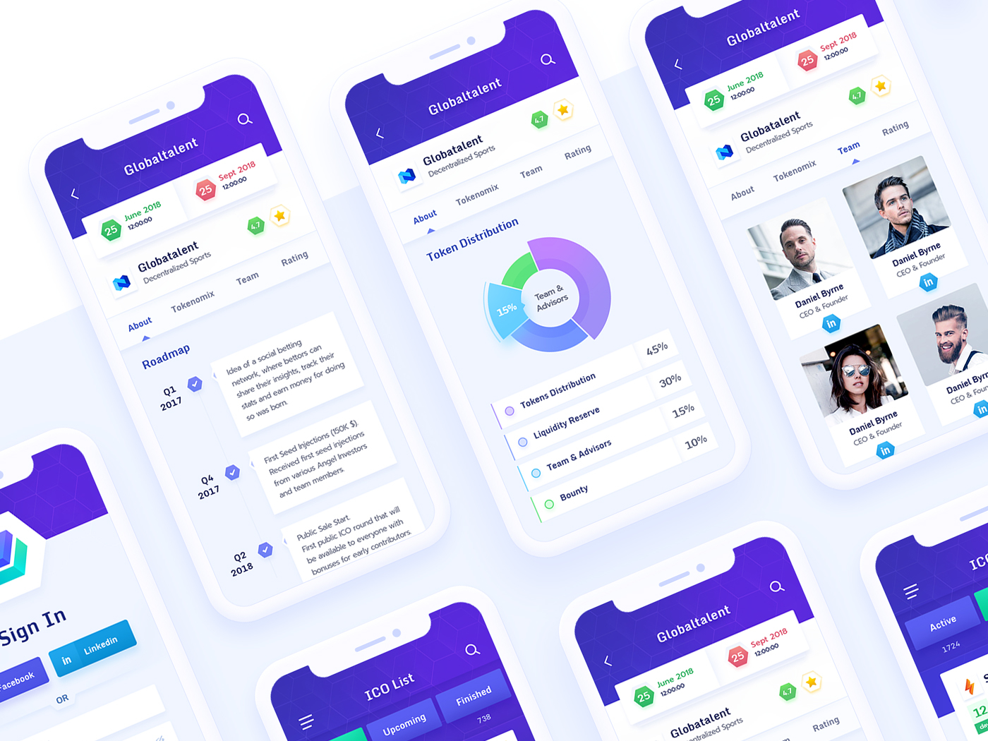 Ongebruikt Mobile App Design For Ios And Android by MD RUBEL RANA on Dribbble HF-33