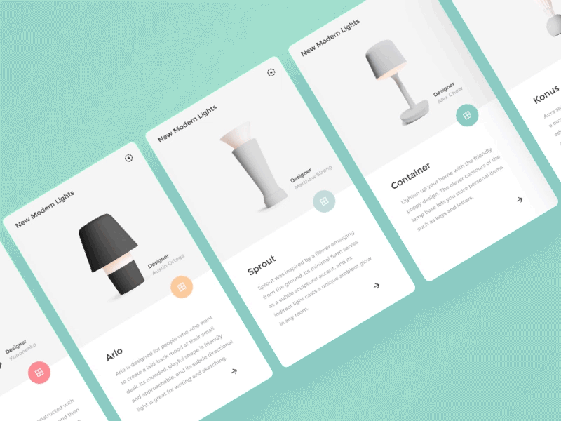 Product Cards Animation