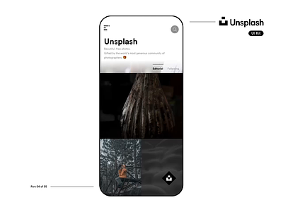 Unsplash UI Kit Showcase - Part 4 of 5 animation app design app designer freebie interaction design ios mobileuikit motion product design sketch smooth unsplash ux video
