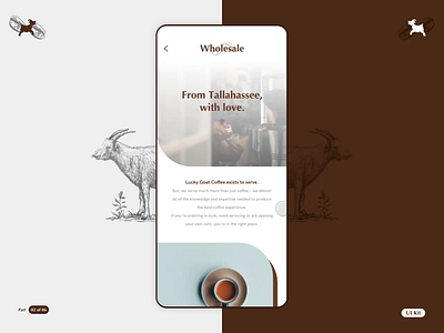 LGC - Coffee App - Part 02 of 06 animation app coffee color design flinto interaction design ios motion product design sketch smooth ui ux