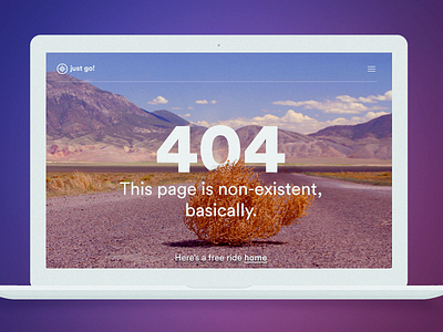 Daily UI #008 - 404 Page