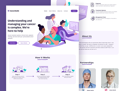 Cancer Guide Landing page