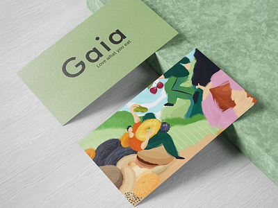 Card Business illustration brand branding card card business colors design food graphic design header illustration motion graphics ui vector
