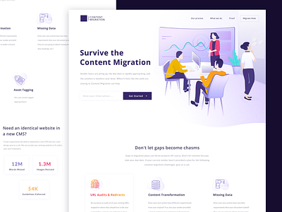 Landing page