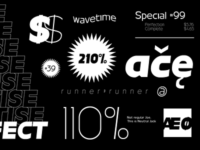 MBF Neutral Jack typeface branding design font fonts logo minimal typedesign typeface typography vector