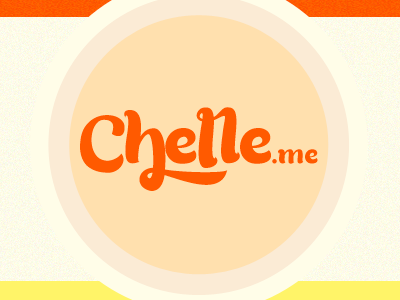 Personal portfolio logo - Chelle.me brand chelle.me design logo portfolio