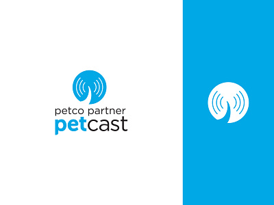 Petcast Logo branding design graphicdesign illustration logo vector