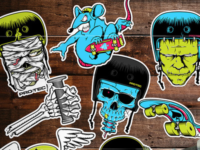 Pro-tec Sticker Pack