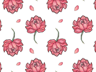 flower power analoge art colour design details digital drawing flower graphic illustration pattern pencil