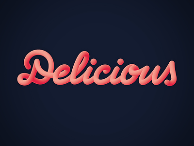 Delicious delicious design graphic handlettering lettering type typography
