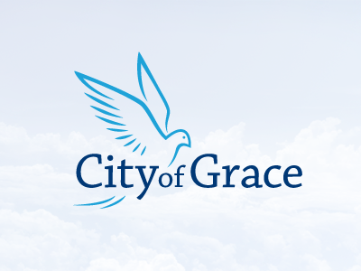 City of grace bird christ christian church city dove grace iam iam design logodesign logo