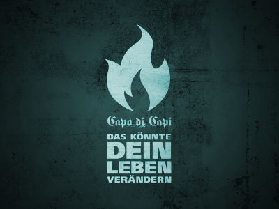 Capo di Capi – CD Artwork artwork capo di capi cd flame german rap hip hop iam design type typography