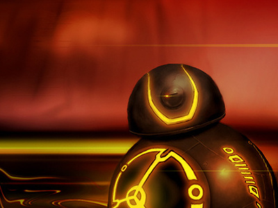 OH NO.... BB-8, what have you done? :)) bb 8 clu dark side star wars tron