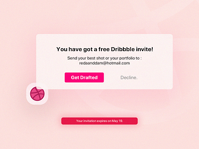 1 Dribbble Invitation design draft dribbble dribbble invite give away giveaway invitation invite join join dribbble